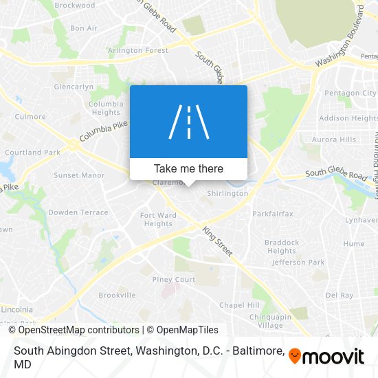 South Abingdon Street map