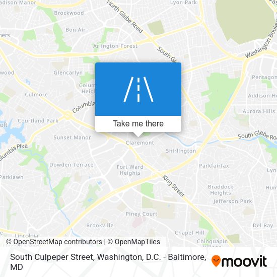 Mapa de South Culpeper Street