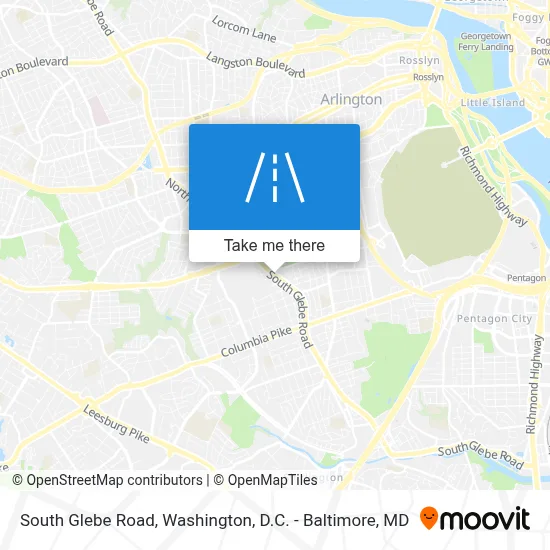 South Glebe Road map