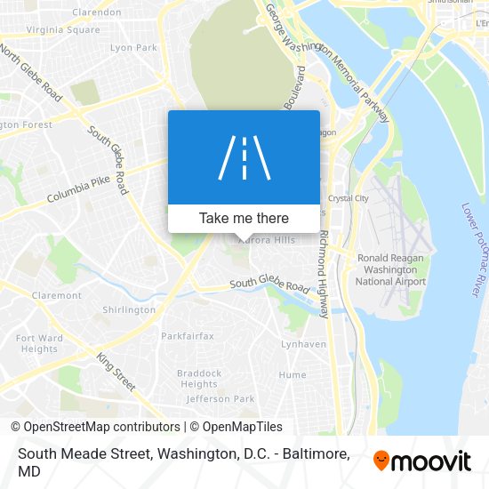 Mapa de South Meade Street
