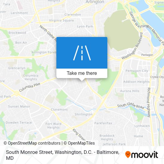 Mapa de South Monroe Street