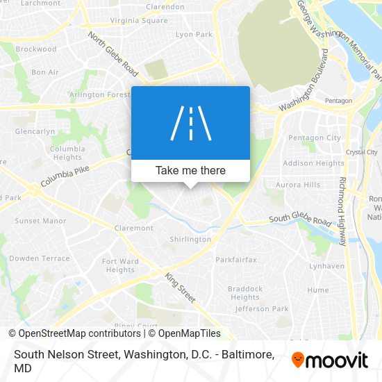 Mapa de South Nelson Street