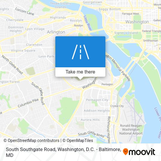 South Southgate Road map