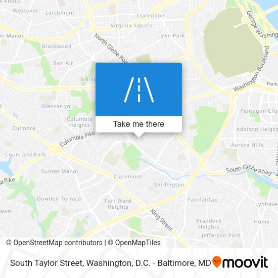 South Taylor Street map