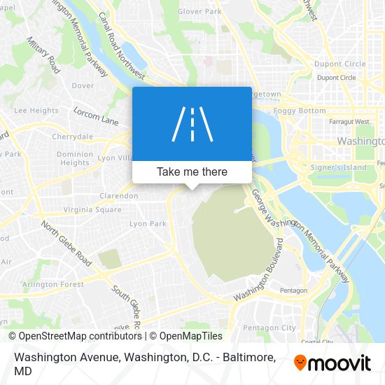 Washington Avenue map