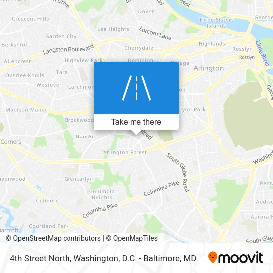 4th Street North map