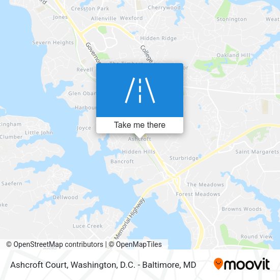 Ashcroft Court map