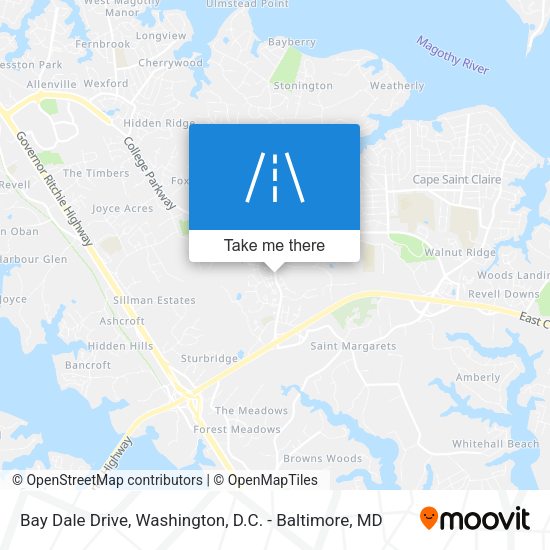 Bay Dale Drive map