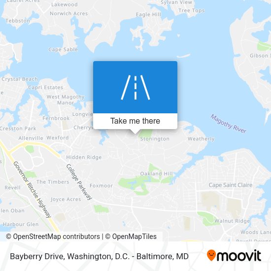 Mapa de Bayberry Drive