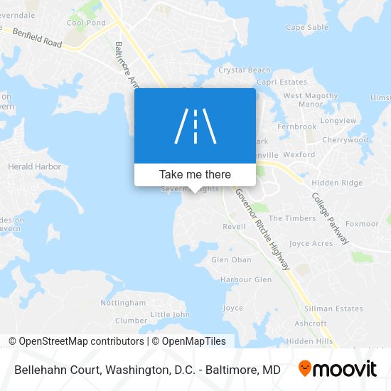 Mapa de Bellehahn Court
