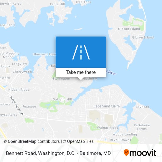 Mapa de Bennett Road