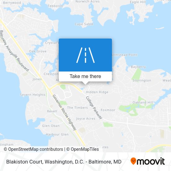 Mapa de Blakiston Court