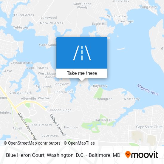 Blue Heron Court map
