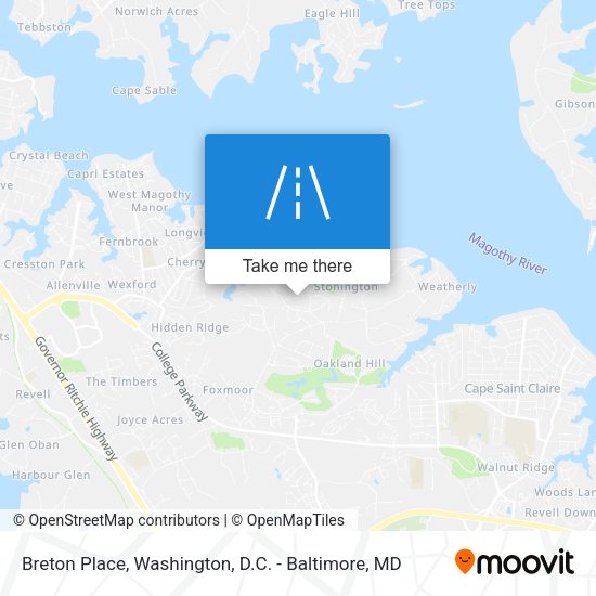 Breton Place map