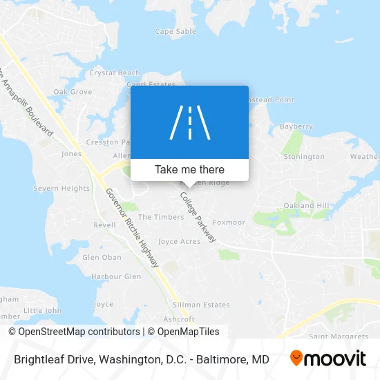 Brightleaf Drive map