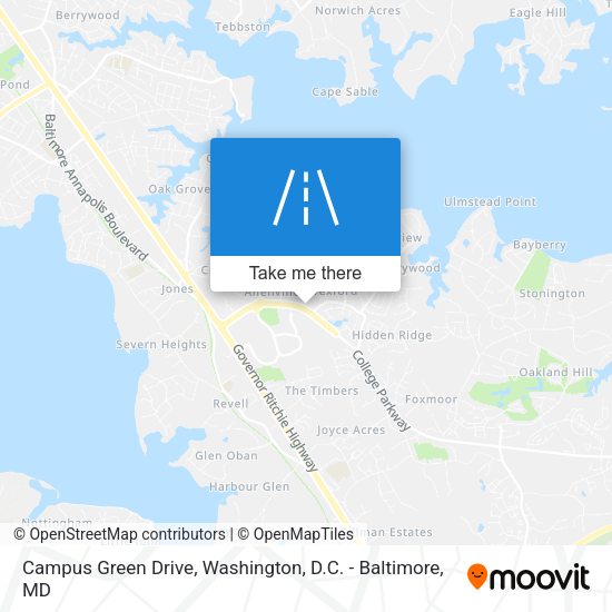 Campus Green Drive map