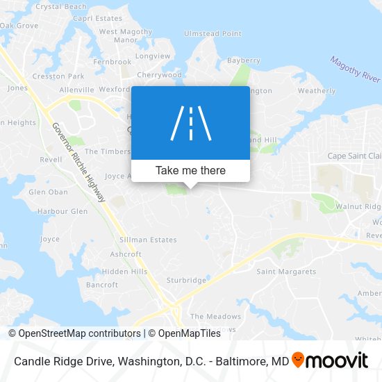 Candle Ridge Drive map