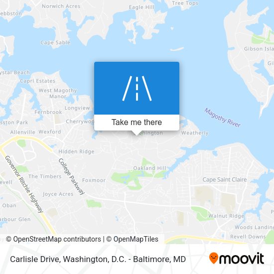 Mapa de Carlisle Drive