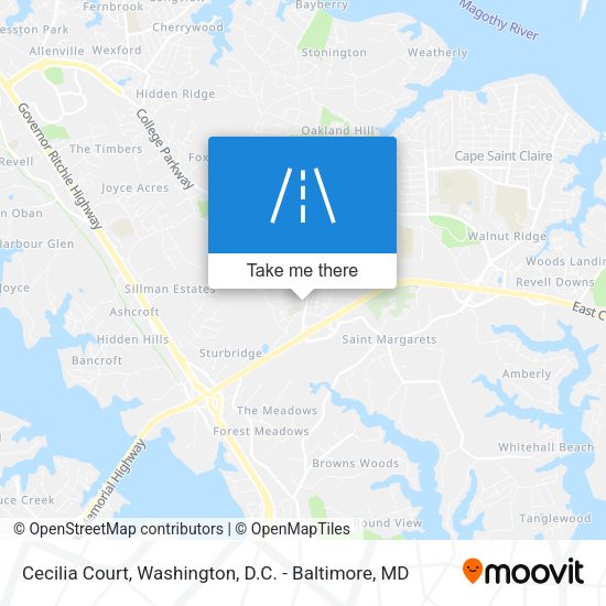 Cecilia Court map