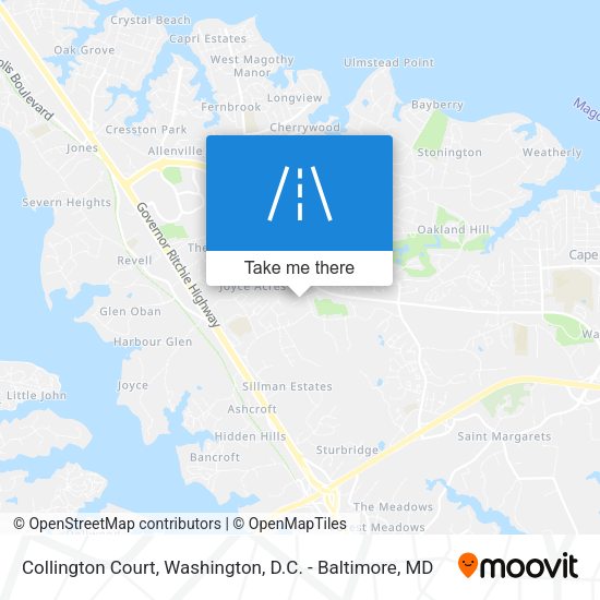 Collington Court map