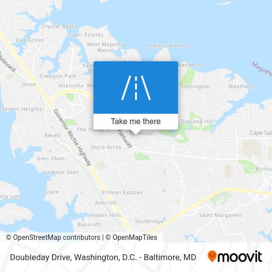 Mapa de Doubleday Drive