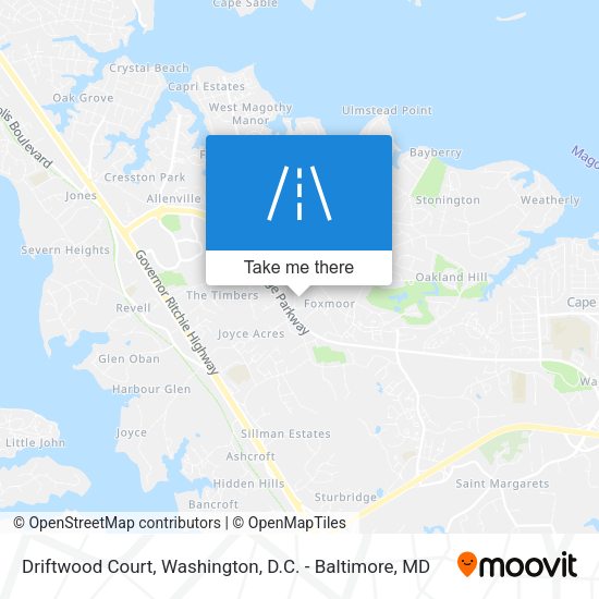 Driftwood Court map