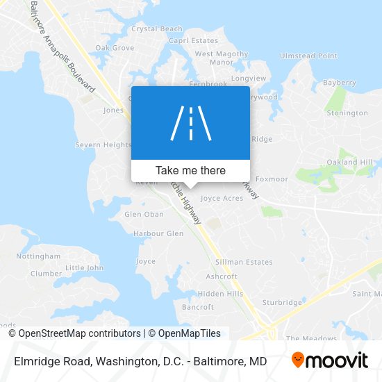Elmridge Road map