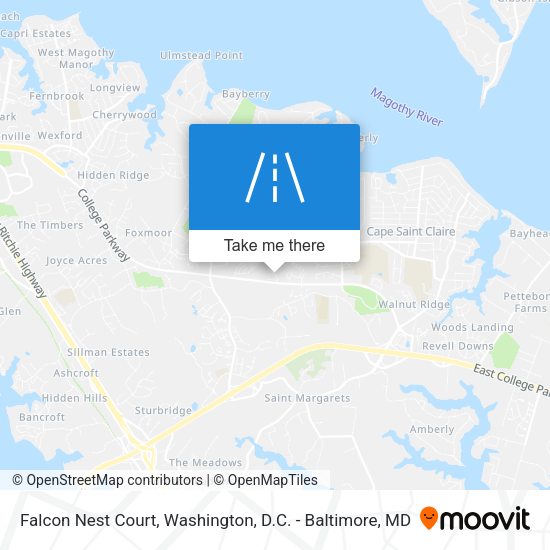 Falcon Nest Court map