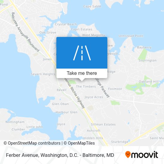 Ferber Avenue map