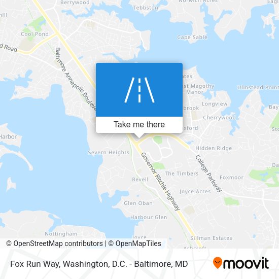 Fox Run Way map