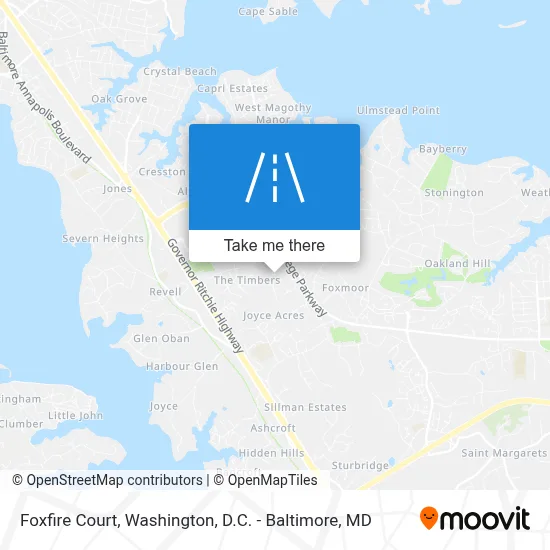 Foxfire Court map