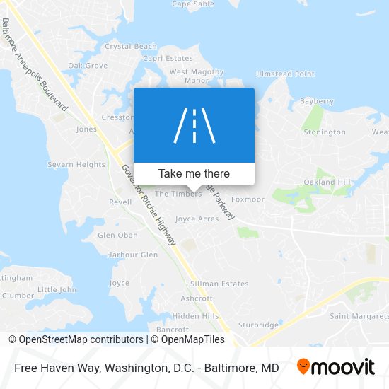 Free Haven Way map