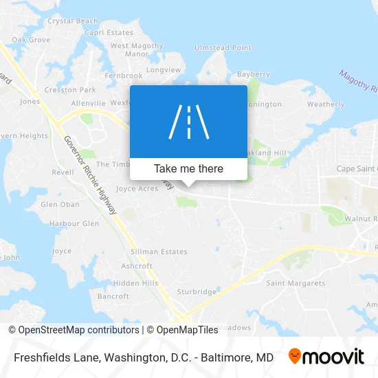 Freshfields Lane map