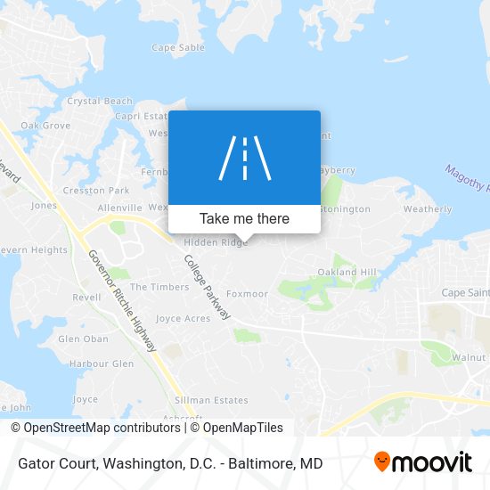 Gator Court map