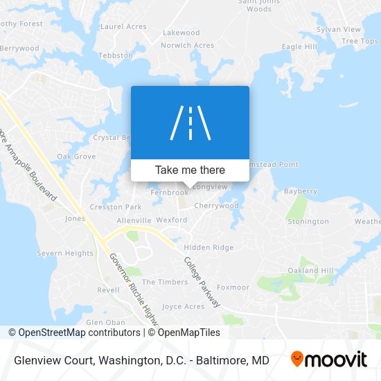 Glenview Court map