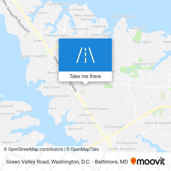 Mapa de Green Valley Road