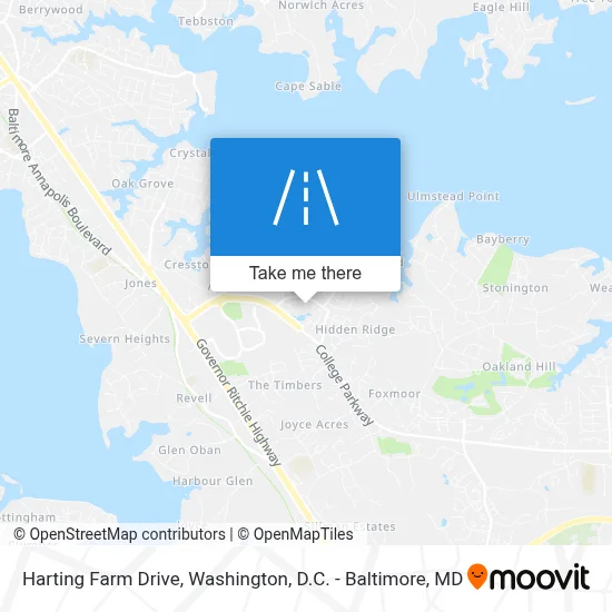 Harting Farm Drive map