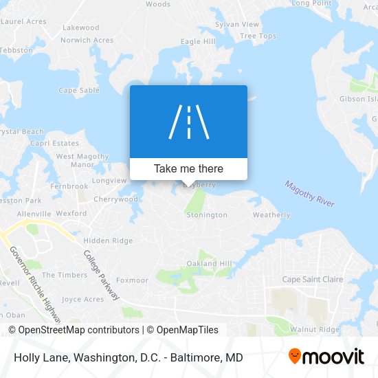 Holly Lane map