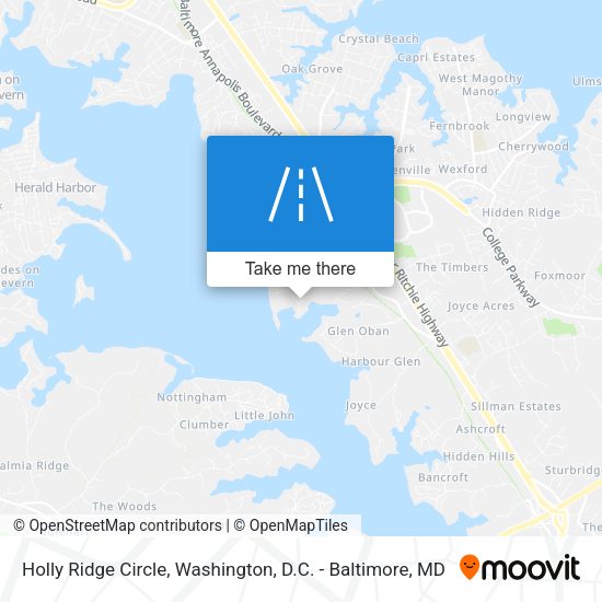 Mapa de Holly Ridge Circle