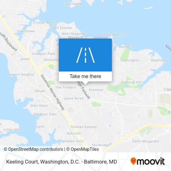 Keeling Court map
