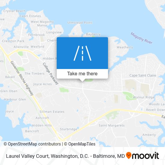 Mapa de Laurel Valley Court