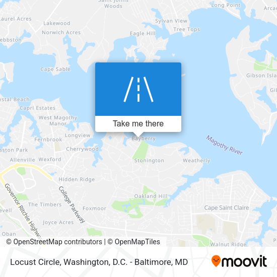Locust Circle map