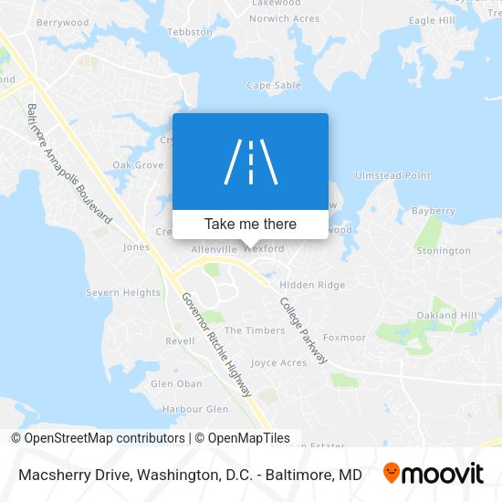 Mapa de Macsherry Drive