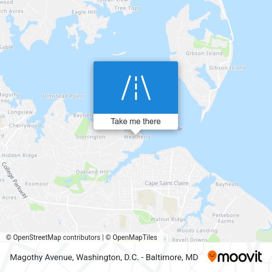 Mapa de Magothy Avenue