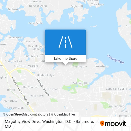 Magothy View Drive map