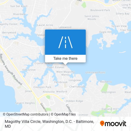 Magothy Villa Circle map