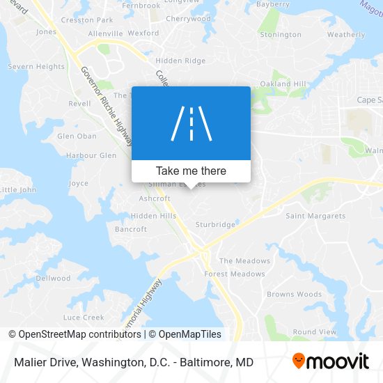 Malier Drive map