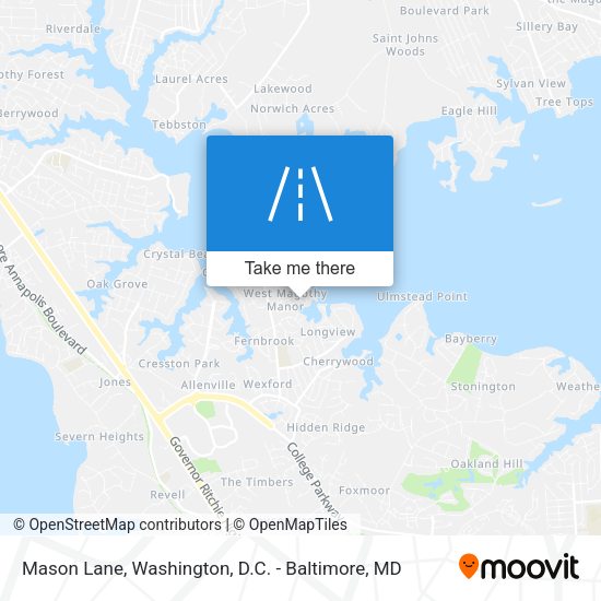Mason Lane map