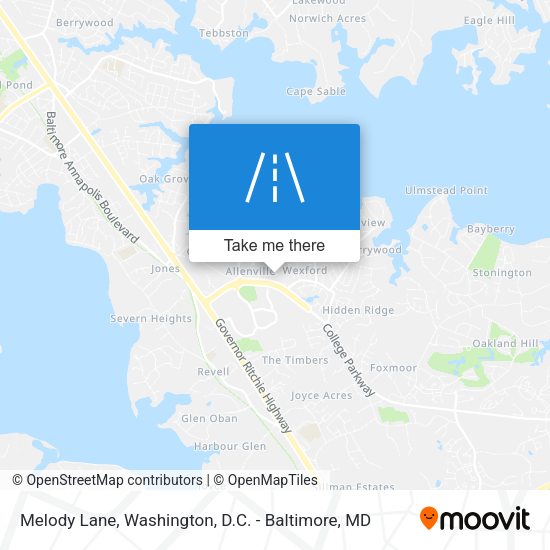 Melody Lane map