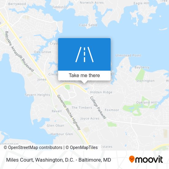 Mapa de Miles Court